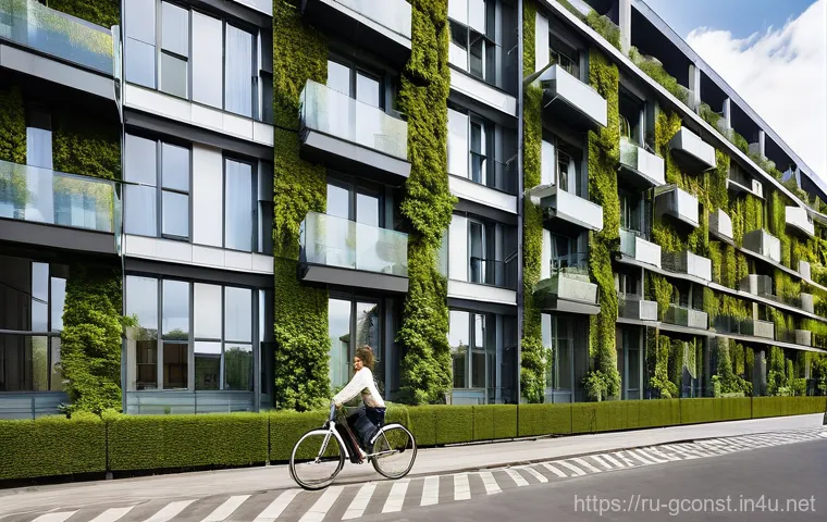 친환경건설기사 합격 후기 - Image Prompt 1: Modern "Green" Residential Complex in a Russian City** 친환경건설기사 합격 후기 - Image Prompt 1: Modern "Green" Residential Complex in a Russian City**