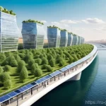 Home 10 친환경건설기사 시험 대비 스터디 그룹 운영 - **Prompt:** A vibrant, futuristic eco-cityscape inspired by Moscow or St. Petersburg, showcasing adv...