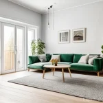 Home 8 친환경건설기사 실무 사례 분석 - **Image Prompt: Modern Russian Eco-Home Interior with Family**
"A cozy, brightly lit interior of...