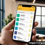 친환경건설기사 자격증 공부용 앱 추천 - A modern mobile app interface for sustainable building exam preparation, showing a clean, user-frien...
